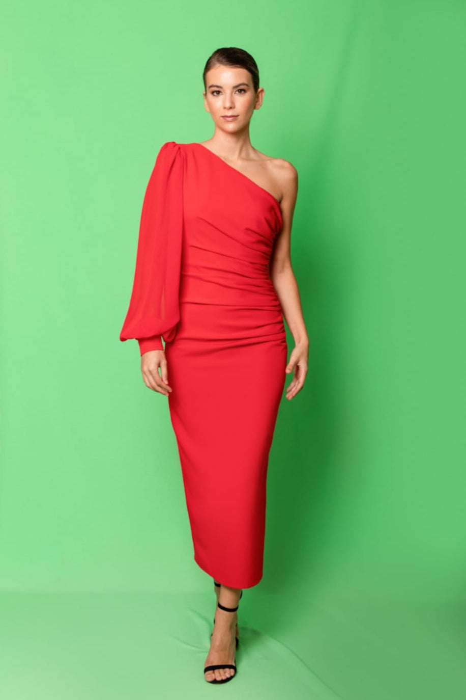 VESTIDO ASIMETRICO
