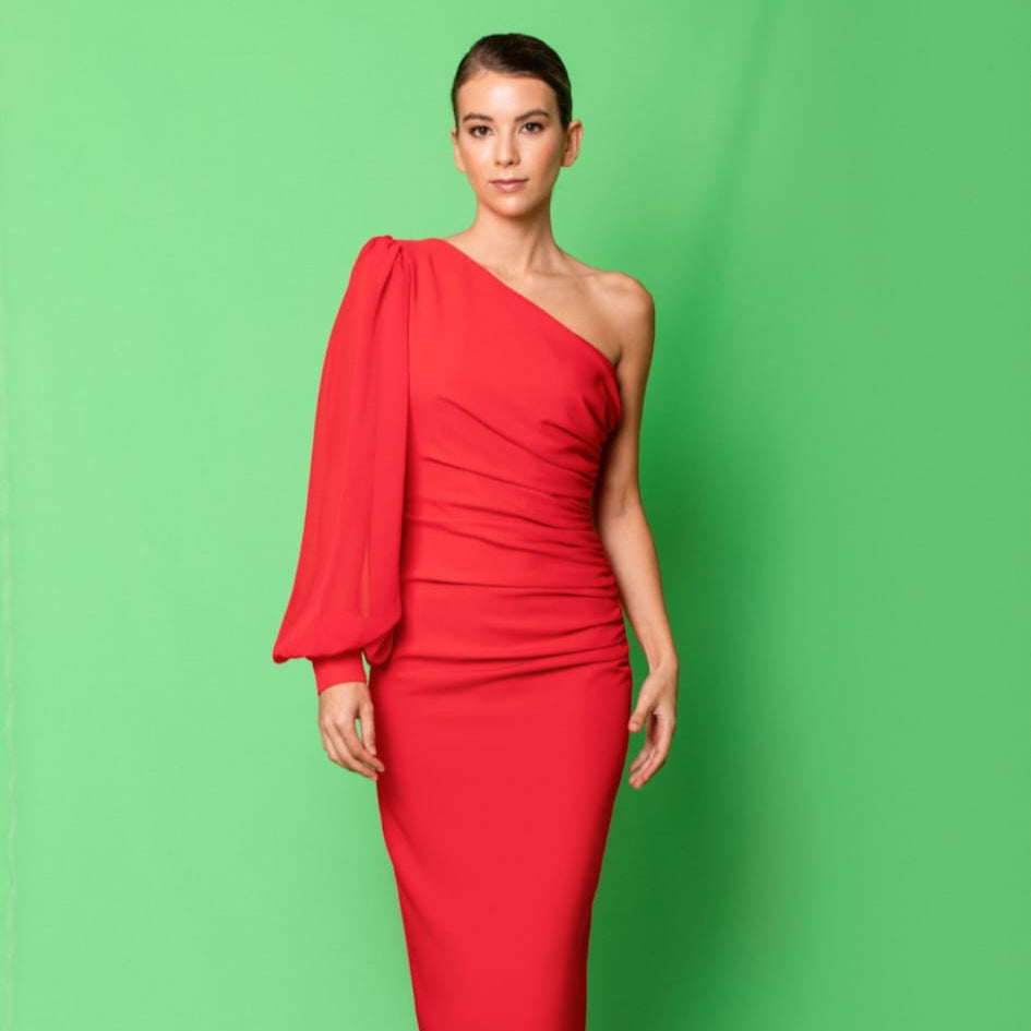 VESTIDO ASIMETRICO
