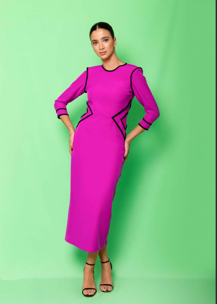 VESTIDO ROMBOS BUGANVILLA
