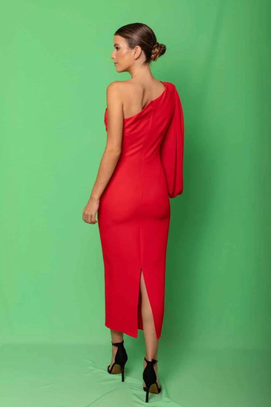 VESTIDO ASIMETRICO